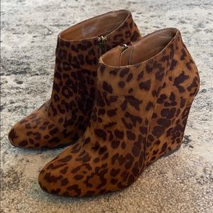 Madden Girl Leopard Print Booties